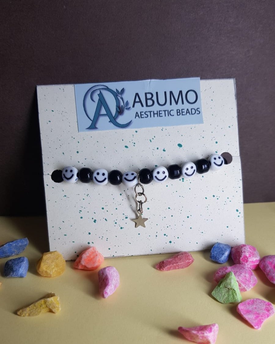 Smiley Star Charm Bracelet